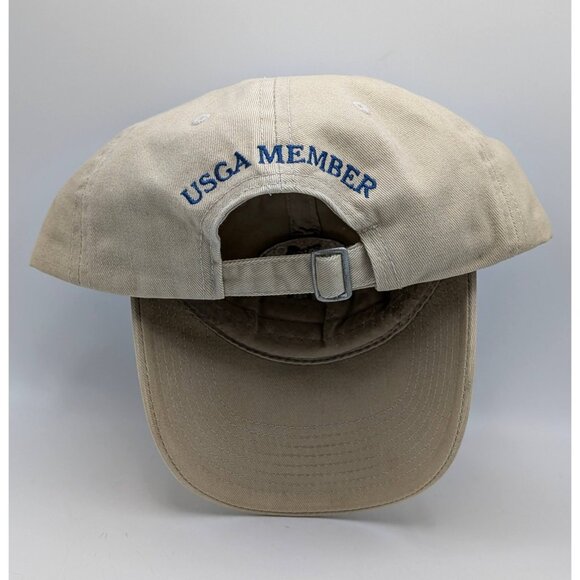 Vintage 2005 U.S. Open Pinehurst No. 2 Tan Adjustable Strap Back Golf Hat Cap - Picture 4 of 5